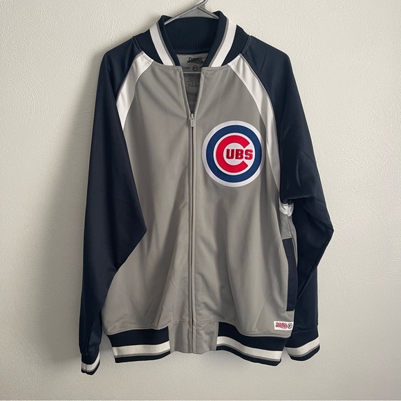 Chicago Cubs Cubbies Wrigley Field W 2016 World Series baseball zip track Jacket - Picture 1 of 11